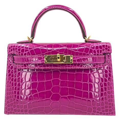 hermes kelly mini crocodile|hermes kelly crocodile price.